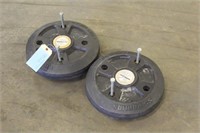 (2) Craftsman 55 LB Wheel Weights
