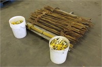 Approx (270) Fence Posts & (2) Buckets of