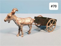 Goat & Tin Cart Toy