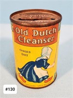 Old Dutch Cleanser Tin Litho Coin Bank
