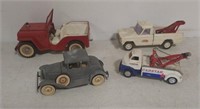 Toy car and trucks