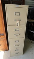 4 drawer letter size metal filing cabinet