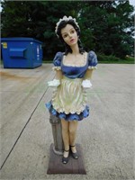 Genevieve the Buxom French Maid Statue!