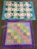Two handmade baby quilts