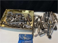 Socket wrenches, sockets, needle files