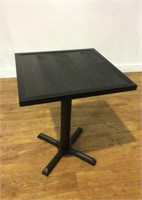 (6) BISTRO TABLES WITH SIMPLE COLUMN / T BASE