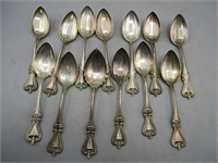 Lot of antique sterling citrus spoons!