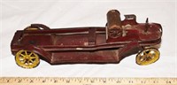 EARLY PRESSED STEEL FIRE WAGON FOR PARTS OR