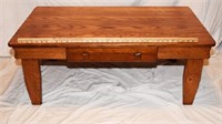 HANDCRAFTED OAK COFFEE TABLE