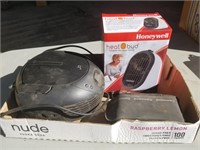 Heatbud Personal Heater, Concord Camera, And CD