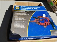 New, 16ft 6 Gauge Booster Cables, Power Fist