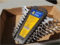 22pc SAE/Metric Combination Wrench Set