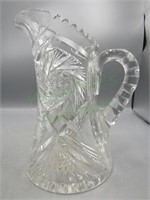 Vintage cut crystal pitcher!
