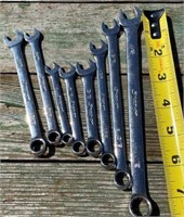 8 Snap-On SAE Wrenches