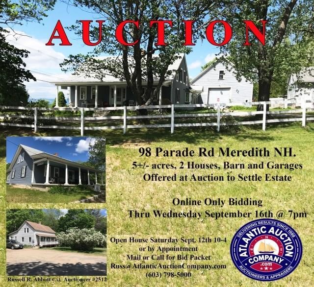 98 Parade Rd, Meredith, NH Real Estate Online Auction
