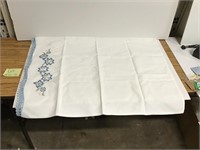 One large embroidery pillowcase