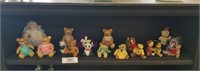 Jointed Bear Figurines & Other Items