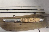 WINCHESTER METAL FLY ROD W/ CLOTH CASE