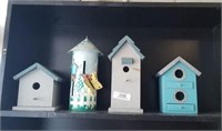 Wooden & Metal Bird Houses