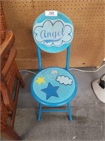 Blue Metal Kids Chair