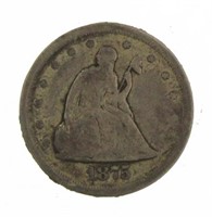 1875-S Seated Liberty Silver Twenty Cent Piece