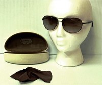 Coach Allegra Aviator Style Sunglasses w Case