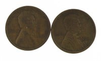 (2) 1909 Lincoln Copper Cent *1st Year