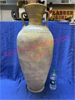 Large pottery vase - 29in tall
