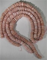 4 Heavy Strands Of Pink Opal - 482 Grams
