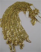 10 Gold Plated Cuban Chains