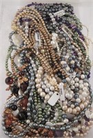 Lot Of 20 Different Pearl Necklaces