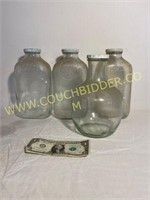 Borden Orchard glass juice bottles