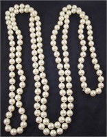 70" 10mm Cultured Pearl Necklace - 205 Grams