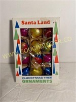 Vintage large glass Christmas ornaments