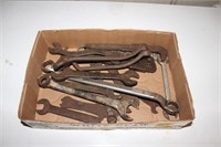 Pile Misc Old Wrenches
