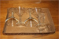 Box Martini Glasses