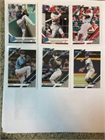 Donruss Baseball 6 card lot