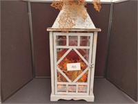 Large Rustic Lantern w/ Fall Décor