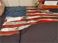 Metal American Flag Donated