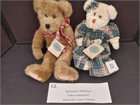 Boyds Bears "Willa Bruin & Wilcox Beansford"