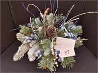 Blue Winter Centerpiece