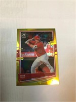 20 Donrus Optic Mike Trout Lime Green Prizm