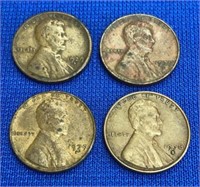 (4) Lincoln Wheat Pennies (s)