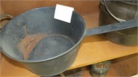 Vintage handled metal cookpot
