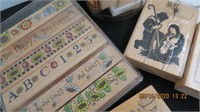 Lot of rubber stamps