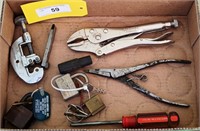 Padlocks, Forge, Needle Nose Pliers & More