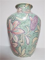 Ceramic Pastel Floral Vase by China Trader