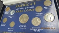 America's All Time Favorite Rare Coins Set