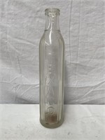 Genuine Texaco embossed tall quart oil bottle