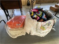 Blankets, Afghans and other items